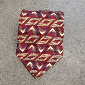Givenchy Monsieur Multi-Color Geometric Neck Tie All Silk